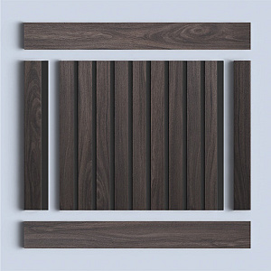 Hiwood Стеновые панели Hiwood цветные LV124 BR395K черный коричневый шоколадный